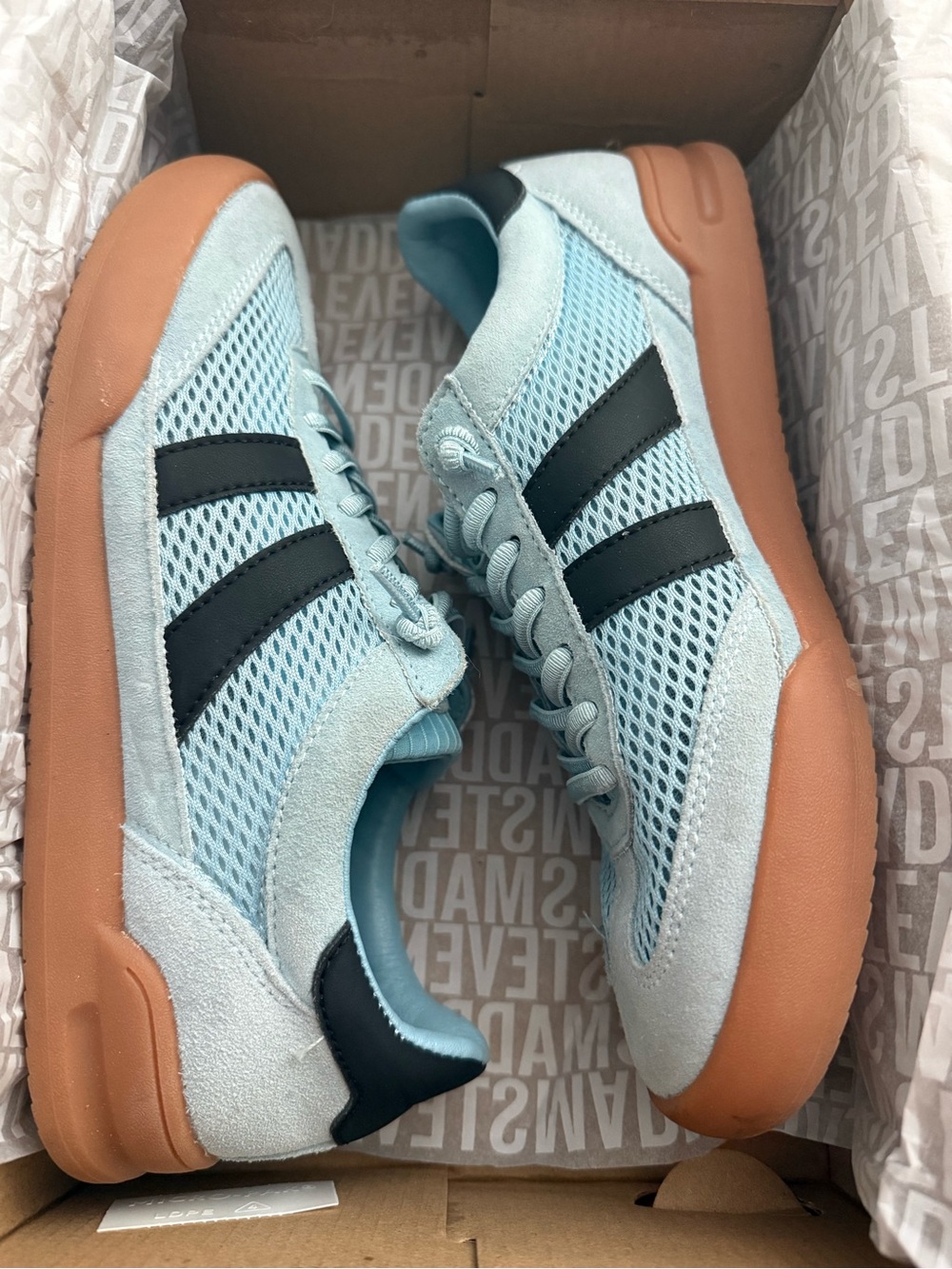 Steve Madden Verdict Sneaker Blue Sz 8